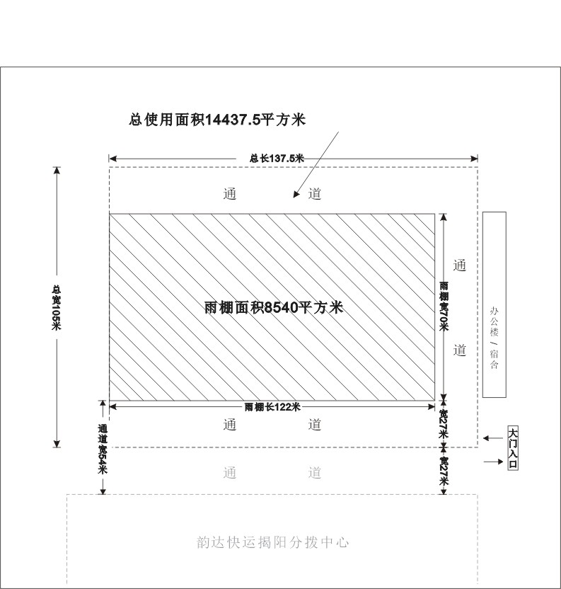 揭阳中德物流园高台标准仓库转运分拣分拔中心揭东云仓仓库出租-图2
