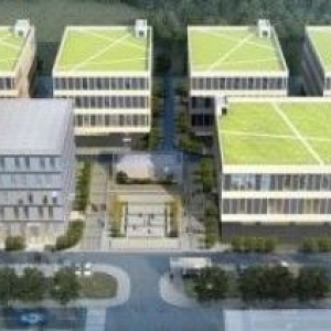 江苏昆山附近太仓星药港大型生物医药产业园