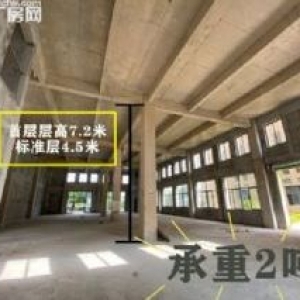 江门6600方3层全新一手U型厂房，首层2400方层高8米，高端产业园区