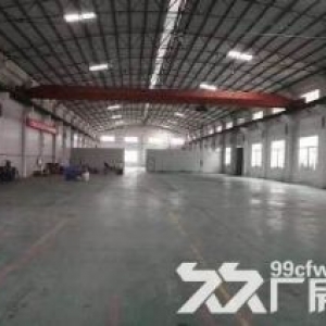 义桥工业园1200方单层带行车厂房出租 ，层高12米 独门独院 有场地 价格32