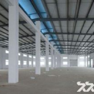 余杭良渚安溪工业区，8亩土地，3000方单层带行车厂房，