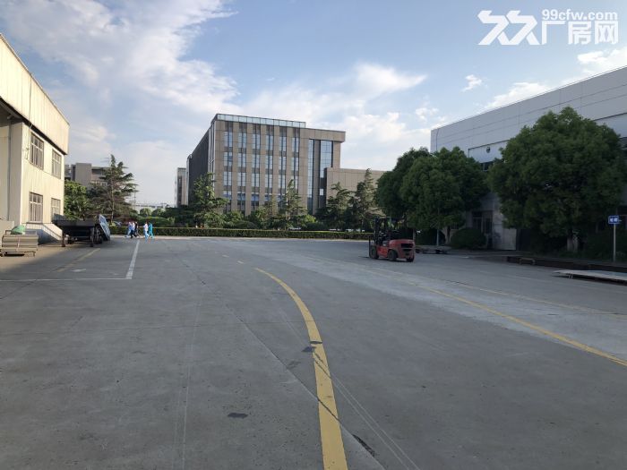 车墩独栋单层厂房10吨行车多部有天然气位置形象佳-图1