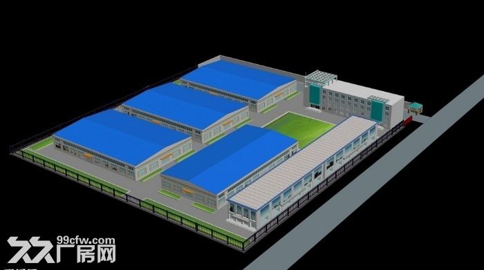 惠山区洛社新建厂房1700平出租 有升降电梯-图2