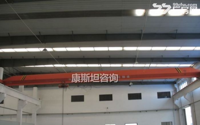 新区旺庄城南路1800平含办公单层独跨机械行车厂房-图1