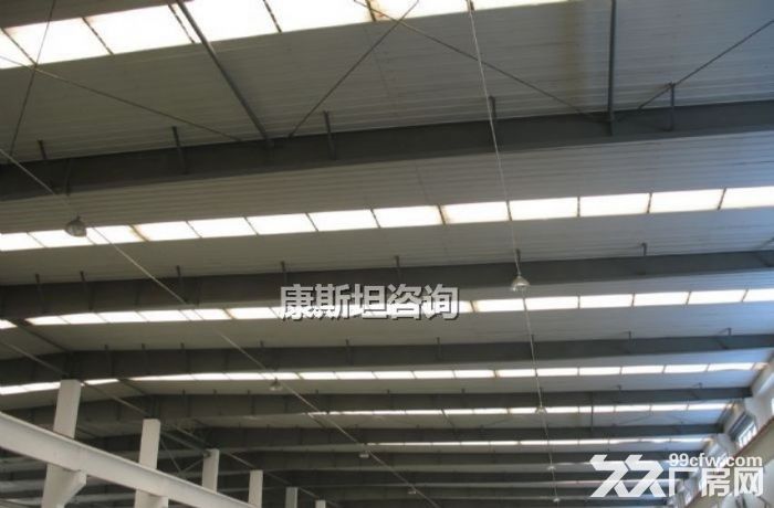 新区旺庄城南路1800平含办公单层独跨机械行车厂房-图3