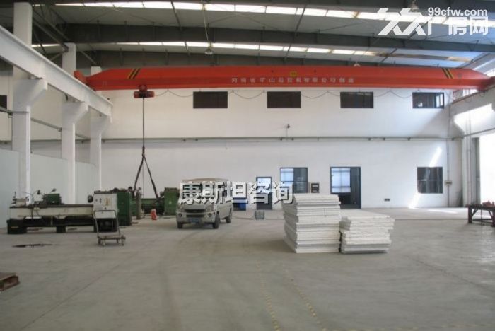 新区旺庄城南路1800平含办公单层独跨机械行车厂房-图5