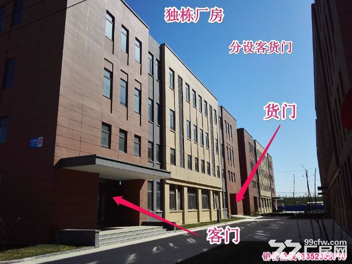 【1500平独栋带院厂房】 北辰园区可环评厂办一体大产权！-图1