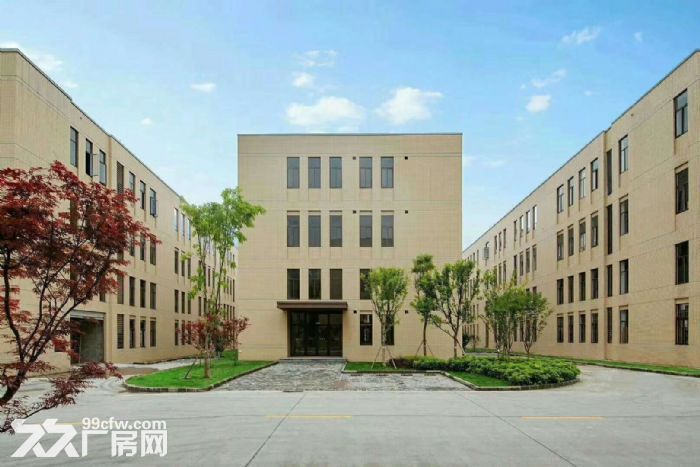 全新独栋厂房 园区可走大车 可架行车-图2