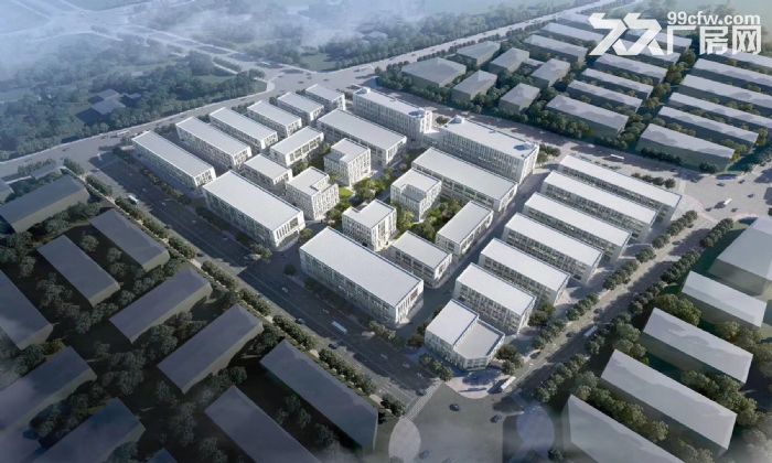 标准园区厂房，首层8.1米层高；紧邻机场，高速路，交通便捷；-图1