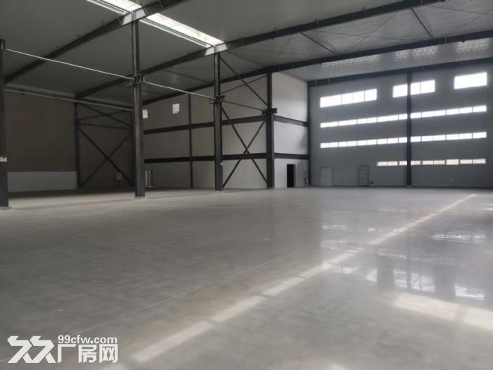 空高11米，带办公室，拖挂车可进 单层钢结构厂房-图2