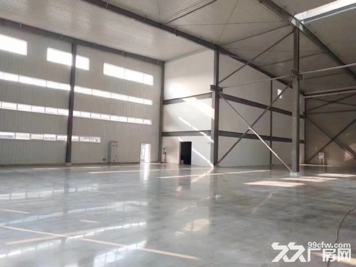 空高11米，带办公室，拖挂车可进 单层钢结构厂房-图3