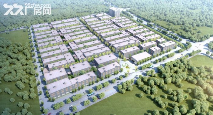 首层挑高8.1米园区框架厂房，低首付按揭10年，水电入户-图1