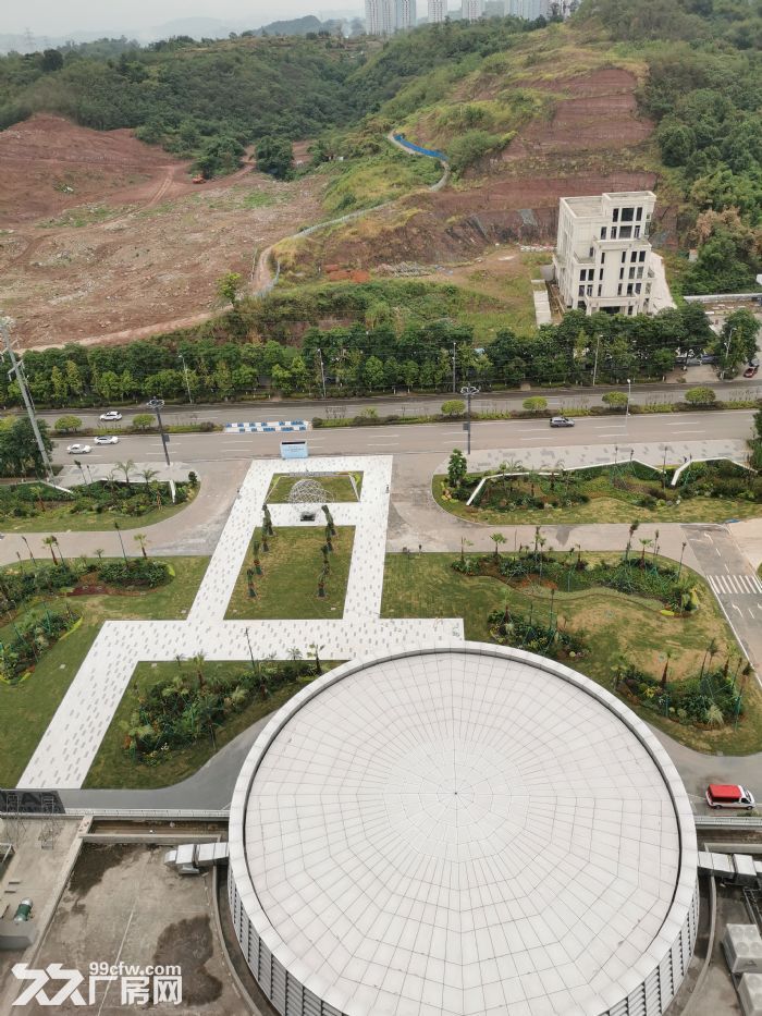 重庆向家岗轻轨站旁纯写字楼出租，195−1500平，一手资源。-图5