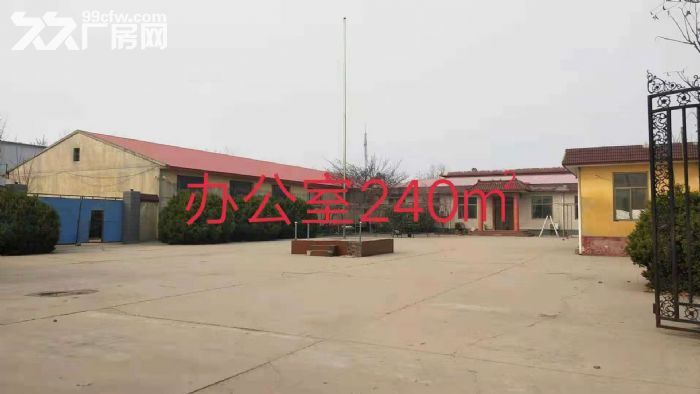 出租石家庄石黄高速藁城西下口独院厂库房3500平，可分租-图1