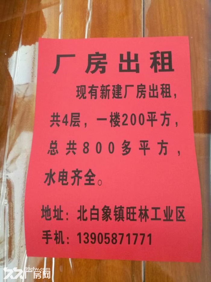 出租北白象镇旺林工业区新建厂房-图2