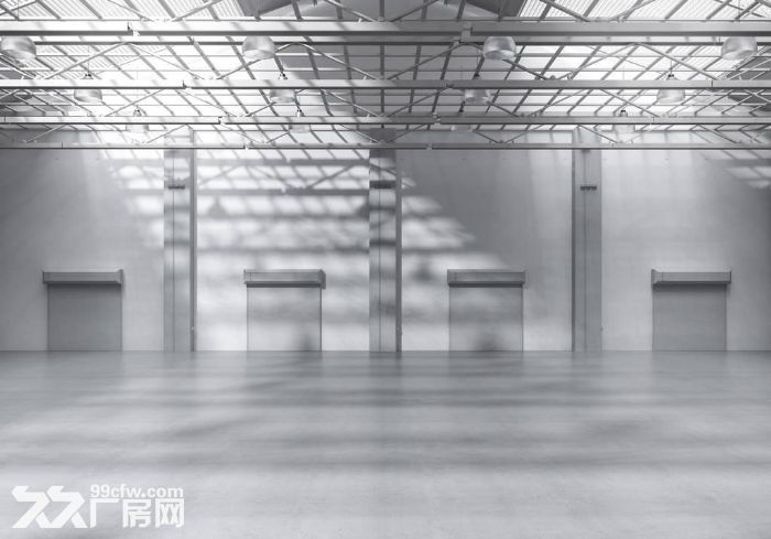 出租乾元750方单层钢结构厂房，可以架行车，高8米，价格22元-图1