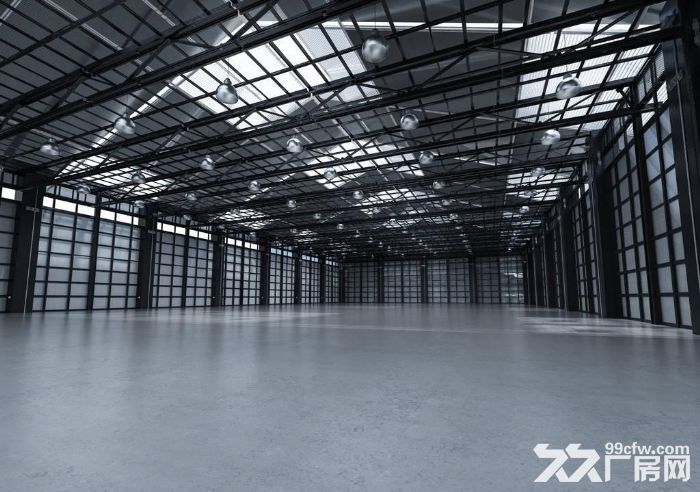 出租乾元750方单层钢结构厂房，可以架行车，高8米，价格22元-图4