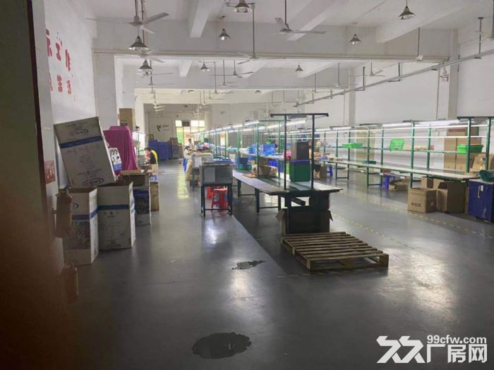 凤岗雁田楼上精装修带办公室厂房出租1000平 拎包即可生产-图2