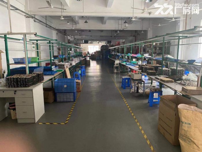 凤岗雁田楼上精装修带办公室厂房出租1000平 拎包即可生产-图3