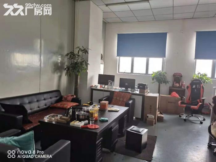 好招工 凤岗雁田布心楼上厂房出租650平 有办公室 水电齐全-图3