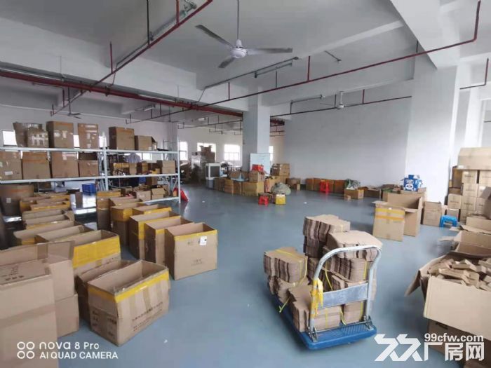 好招工 凤岗雁田布心楼上厂房出租650平 有办公室 水电齐全-图4