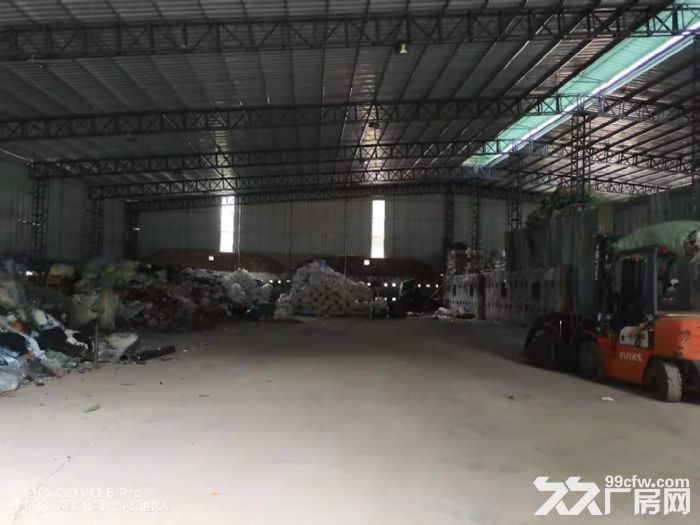 竹尾田单一层钢构厂房出租2200平 适合抽粒破碎废品回收-图4
