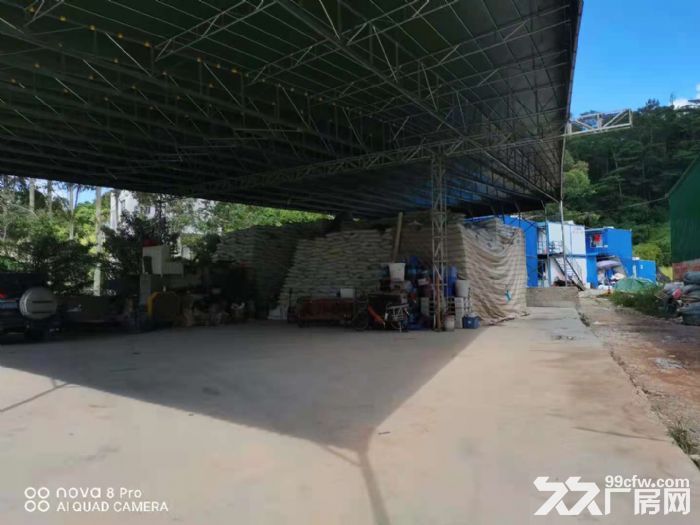 竹尾田单一层钢构厂房出租2200平 适合抽粒破碎废品回收-图5