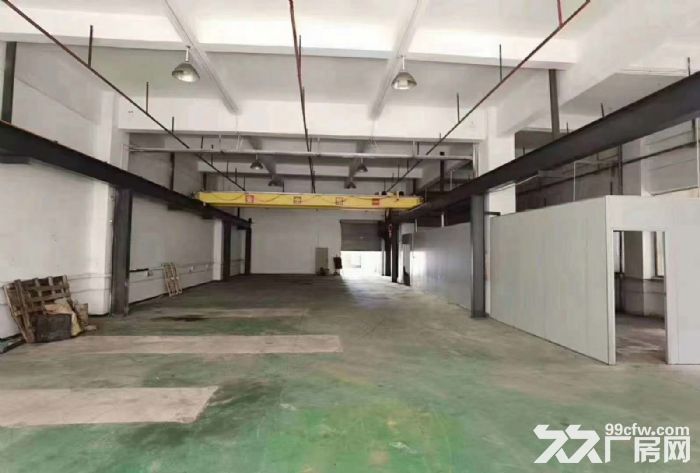 现成行车免费用 清溪一楼厂房出租750平 适注塑 五金 模具-图1