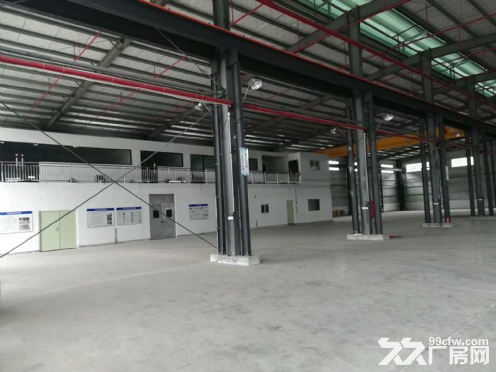常平厂房出租 单一层钢构厂房 带牛角 厂房仓库 空地超大 可分租厂房-图3