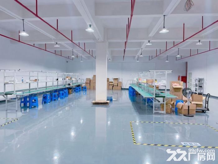 凤岗靠近平湖楼上电子 线材 蓝牙耳机 组装 带精装修厂房出租-图7