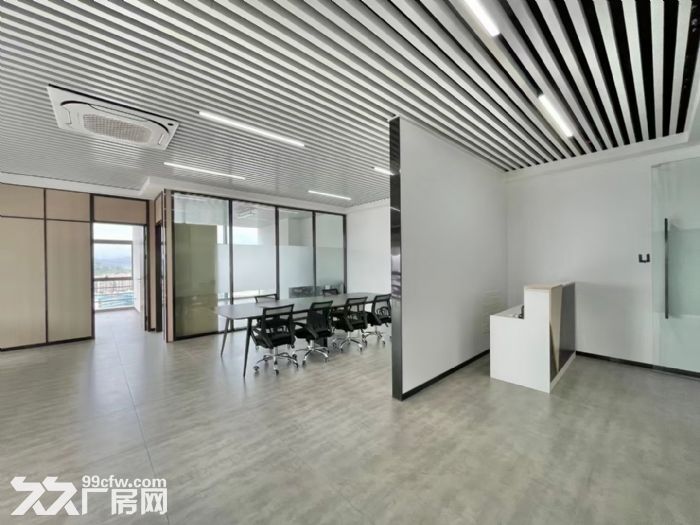 凤岗雁田写字楼162平办公室出租，双面采光，豪华装修，水电齐-图3