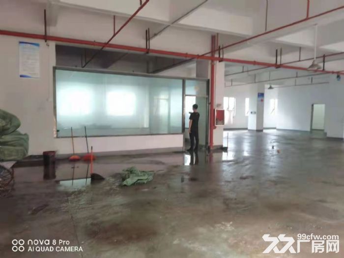 雁田工业园已搬空厂房出租二楼760平方 带办公室水电齐全-图2