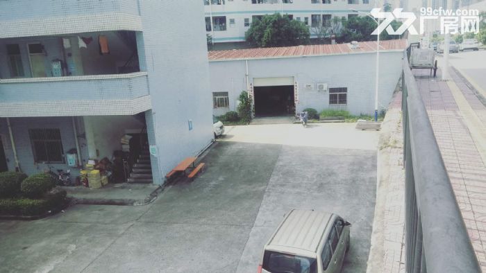 租金便宜 凤岗沙岭车站附近 单一层钢构快递仓库出租600平-图1