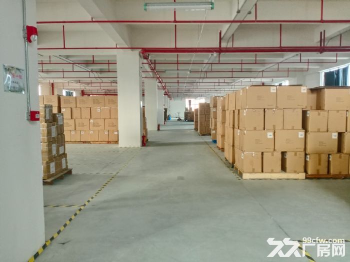 凤岗一整层楼上厂房出租2200平 2部货梯 仓库 纸箱 毛刷-图3