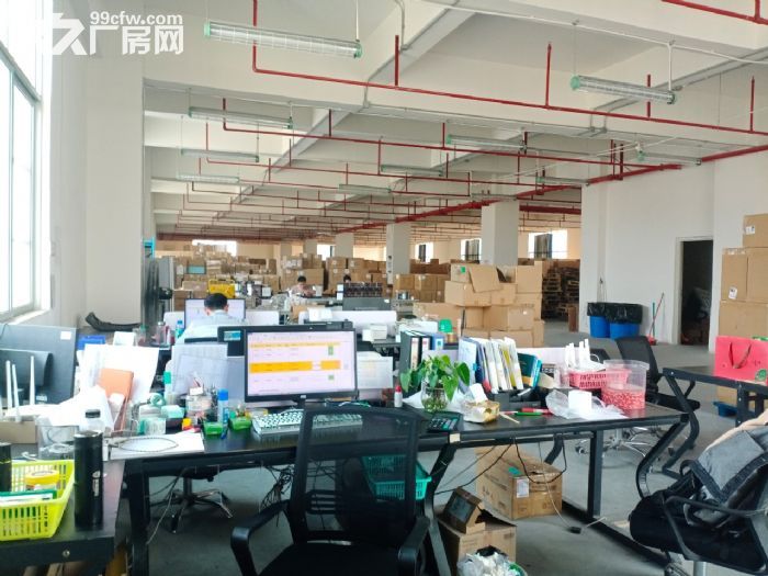 凤岗一整层楼上厂房出租2200平 2部货梯 仓库 纸箱 毛刷-图7