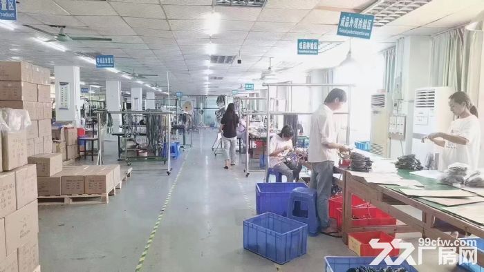 塘厦四村三楼1250平，电子厂房出租，有现成办公室水电齐全-图2