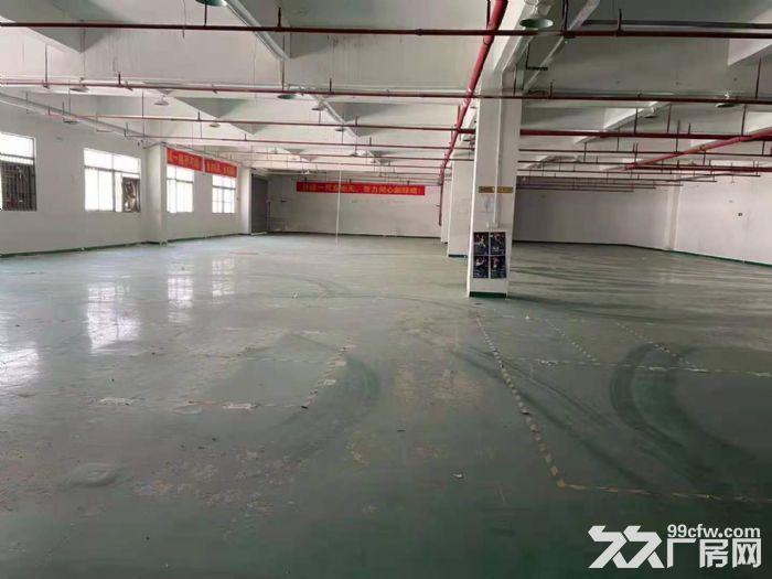 凤岗雁田布心高新科技园分租一楼1500平 现成水电办公室装修-图1