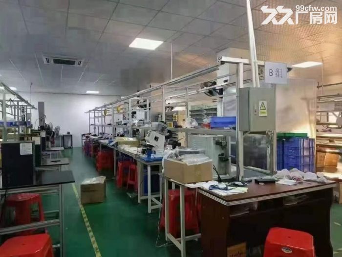 可做电池 塘厦蛟乙塘二楼880平 现成办公室装修厂房出租-图1