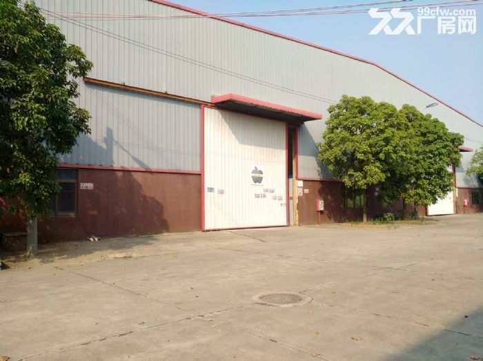 佛山三水乐平工业园361省道附近3500方独门独院厂房出租，单一层钢结构厂房，层-图1