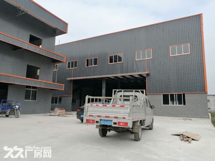 佛山市三水区西南河口工业园独院单一层厂房出租，面积8700平方，厂房形象好，滴水-图1