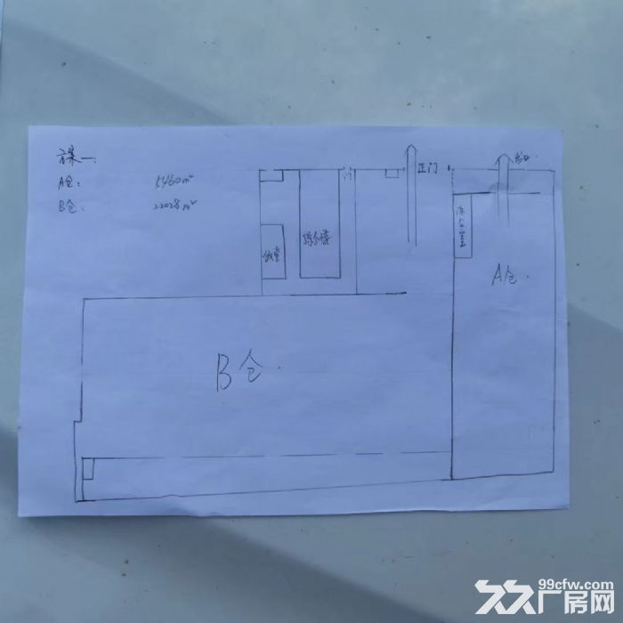 高明明城工业区园区厂房带红本、市政排污、天炮气26500平方出租。-图3