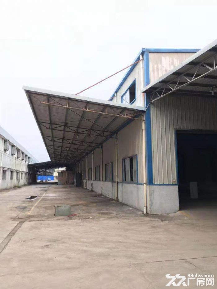 江门蓬江荷塘工业区独院单一层钢构厂房5000平方招租-图1