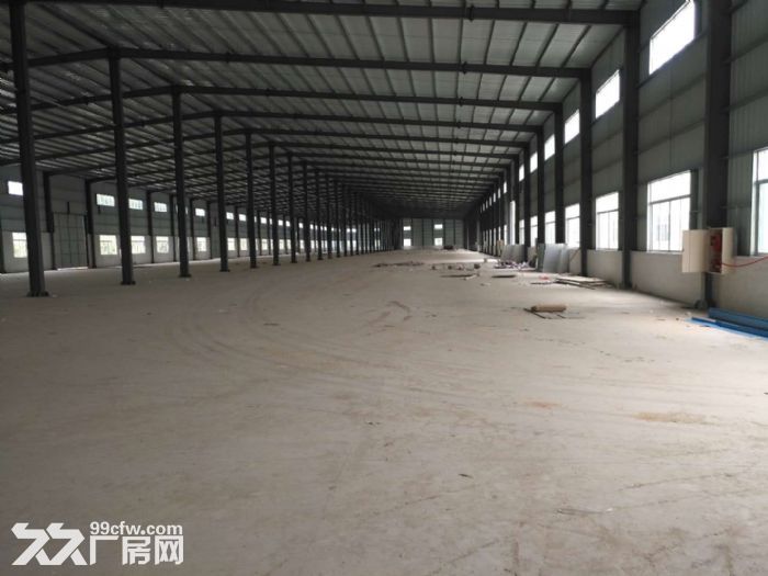 台山市冲蒌镇独院全新单一层厂房8000平方出租，可以分租-图1