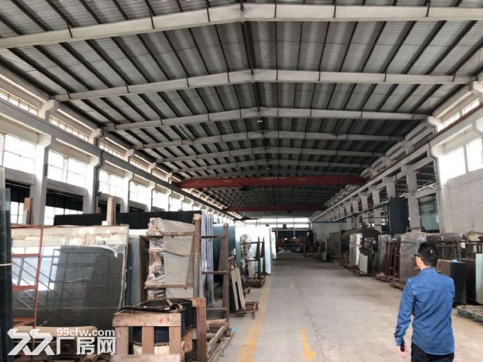 台山工业新城独院单一层10米高钢构厂房3500方招租-图2