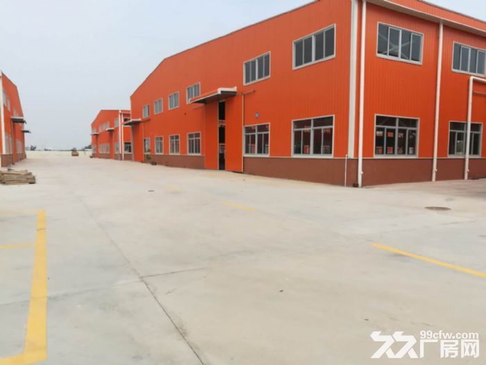 新会双水工业区江带喷粉酸洗环评4000厂房出租，有污水处理池-图1