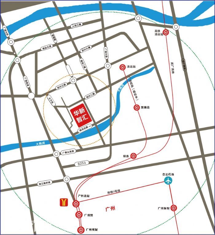 华新智汇广清科创园，二楼及以上8000方左右可以出租-图4
