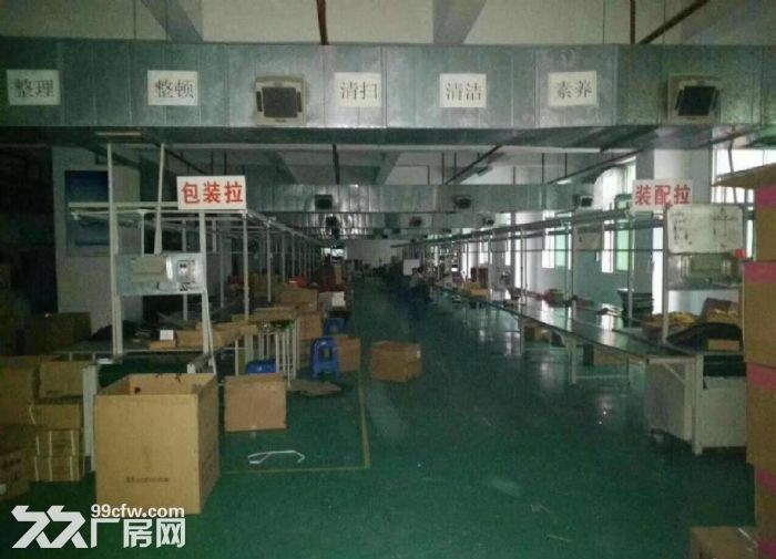 坪山坑梓原房东二楼整层2000平带地坪漆办公室出租-图2