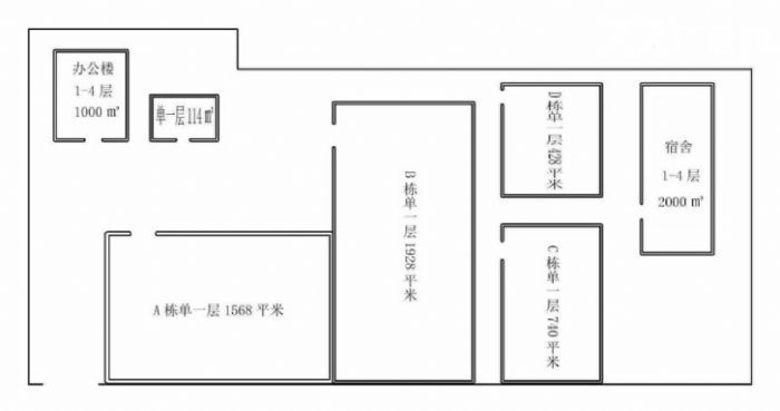 五联村委5500平米钢构厂房送3000平空地出租-图6