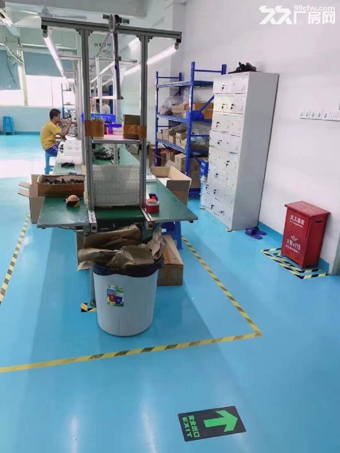 龙华罗屋围工业区新出楼上300平精装小厂房出租-图7