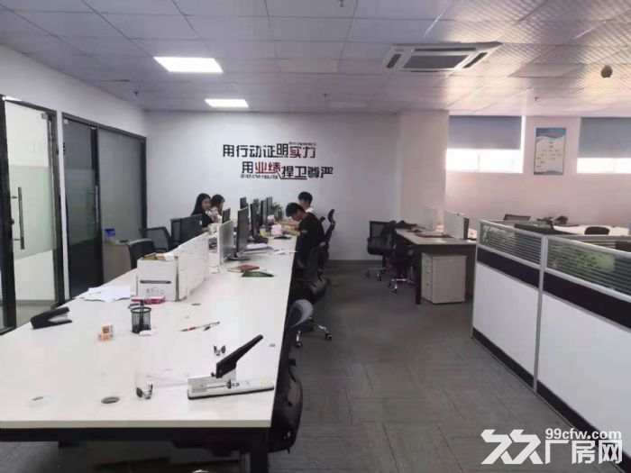 龙华天虹附近新出楼上520平精装厂房出租-图4